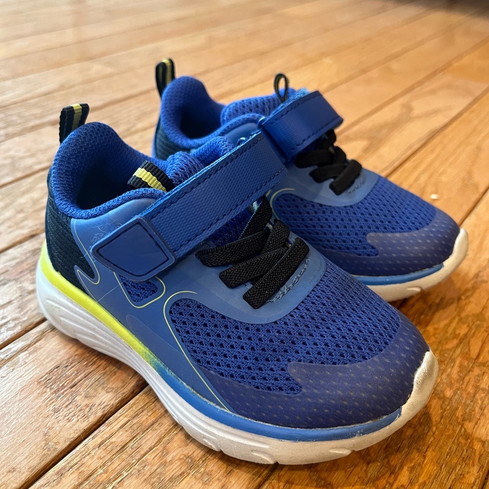 The Children's Place Blue and Yellow Kids Sneakers